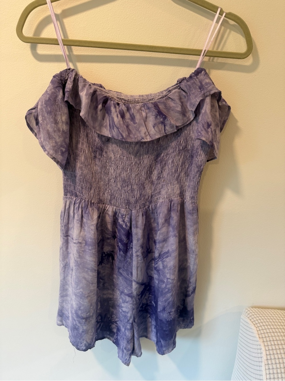 Altar'd State Lavender Tie-Dye Romper - Picture 2 of 3